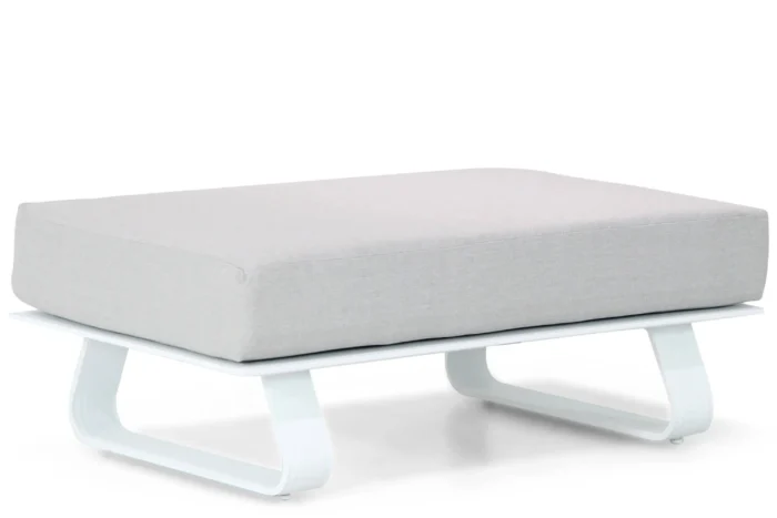 Santika Furniture Sovita loungetafel rechthoek met kussen - Wit