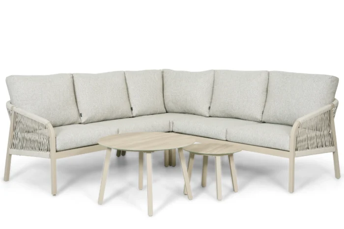 Lifestyle Biagio hoek loungeset 5 delig - Zand/Beige