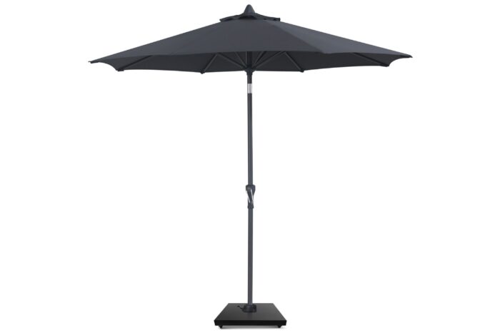 Camello Valerio stokparasol 2.5m (excl. voet) – Grijs-antraciet