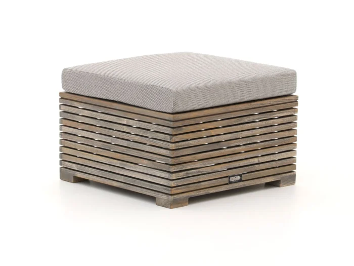 ROUGH Furniture ROUGH-C lounge voetenbank 60x60cm - Bruin