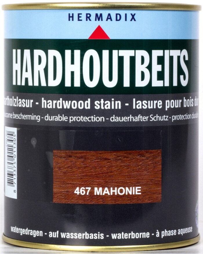 Hermadix Hardhoutbeits 467 mahonie 750 ml – hout