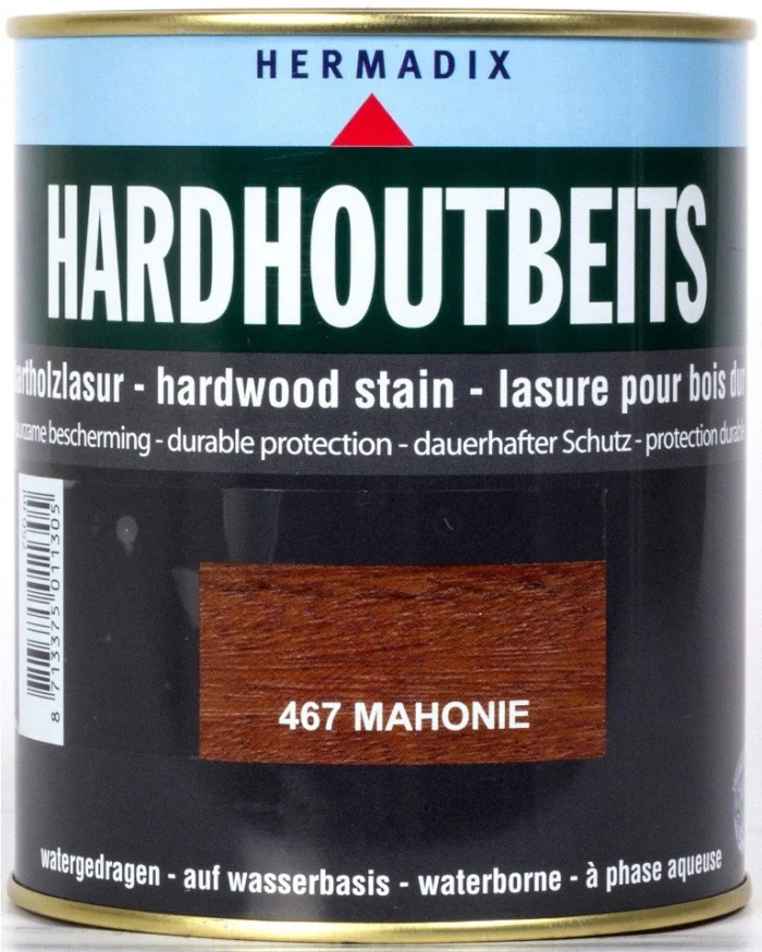 Hermadix Hardhoutbeits 467 mahonie 750 ml - hout