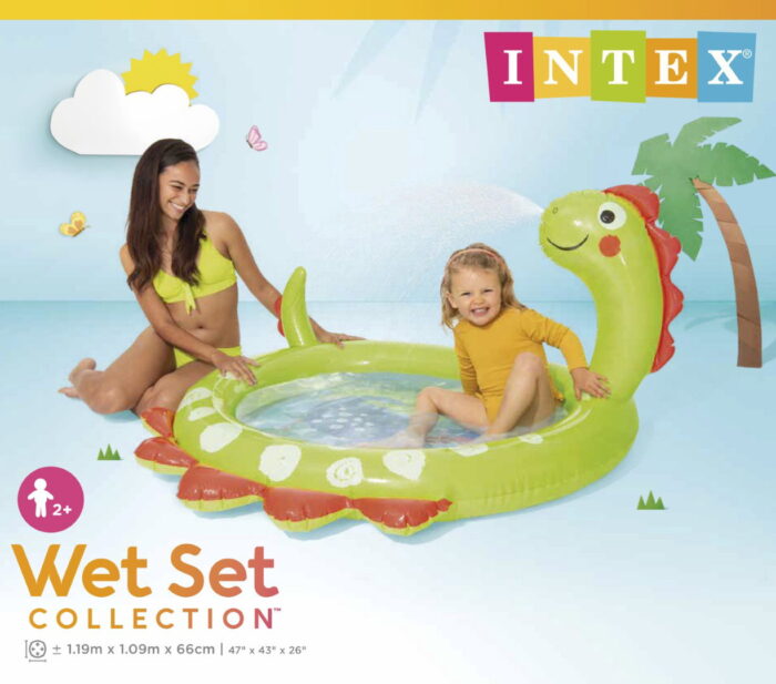 Intex Kinderzwembad dinosaur spray pool