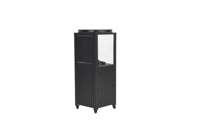Garden impressions Cozy Living sfeerhaard Sevilla carbon black 55x55xH151 – zwart