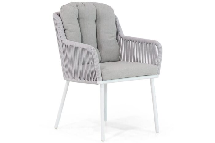 Santika Furniture Tendenza dining tuinstoel white – Wit