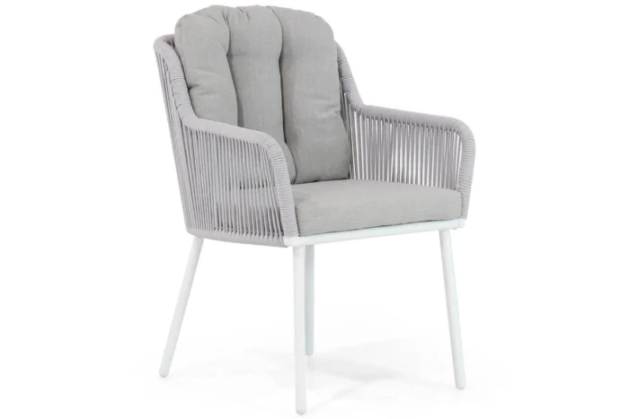 Santika Furniture Tendenza dining tuinstoel white - Wit