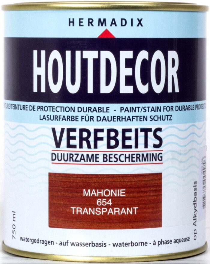 Hermadix Houtdecor 654 mahonie 750 ml – hout