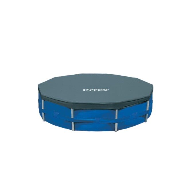 Intex Afdekzeil zwembad Metal Frame dia. 305 cm – blauw