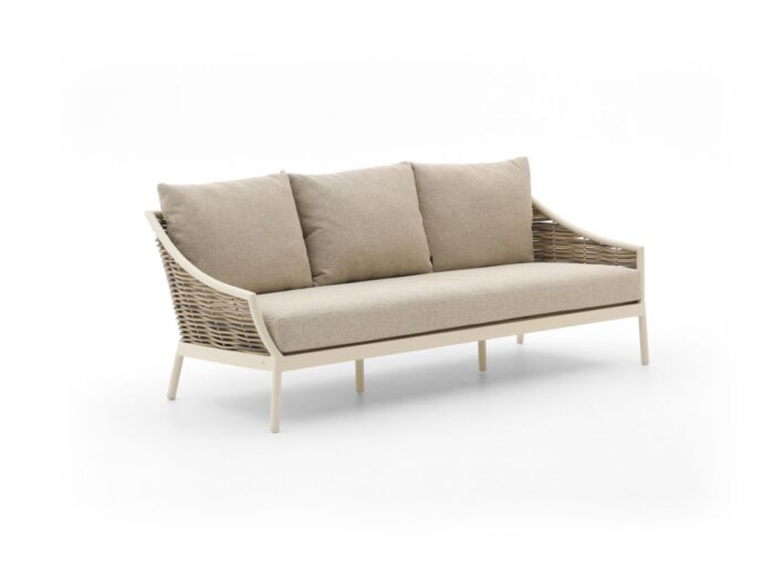 Apple Bee Milou lounge tuinbank 3-zits 203cm – Wit