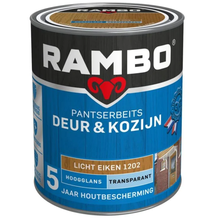 Rambo Pantserbeits deur en kozijn hg tr. 1202 0,75l - hout