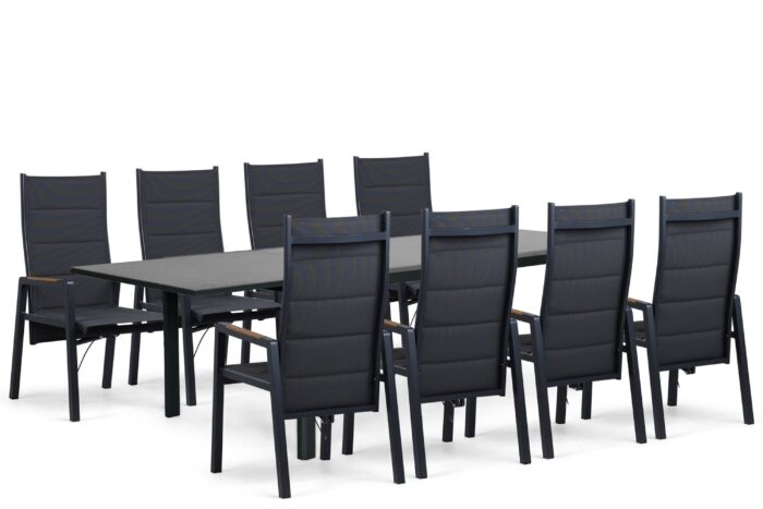Lifestyle Garden Furniture Essence/Tivario 200/300×97 cm dining tuinset 9-delig – Grijs-antraciet
