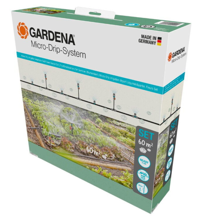 Gardena Micro-Drip-Bewatering moestuin/bloembed Set (60 m2)
