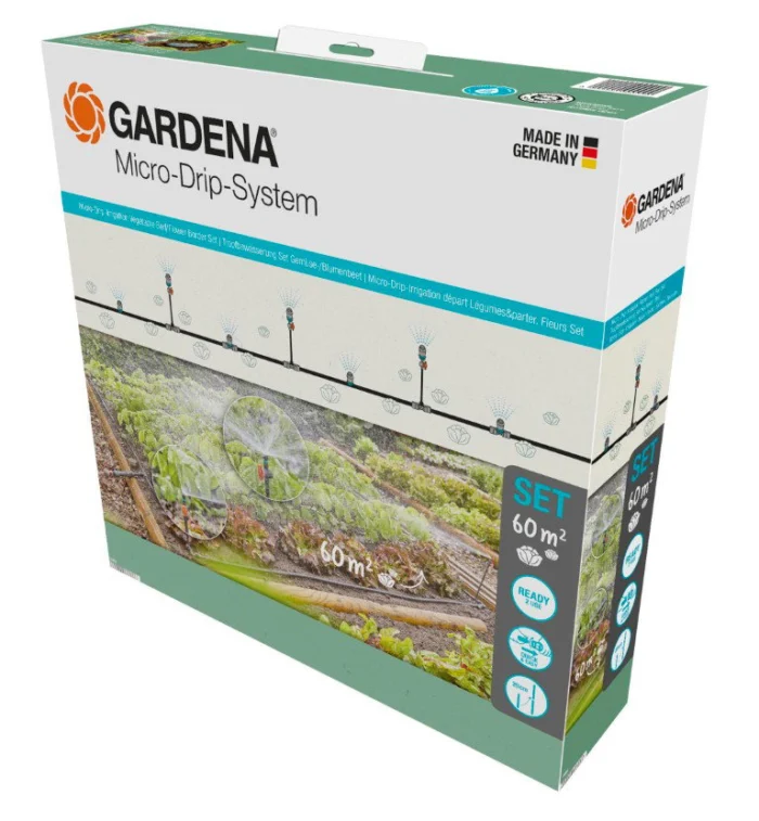 Gardena Micro-Drip-Bewatering moestuin/bloembed Set (60 m2)