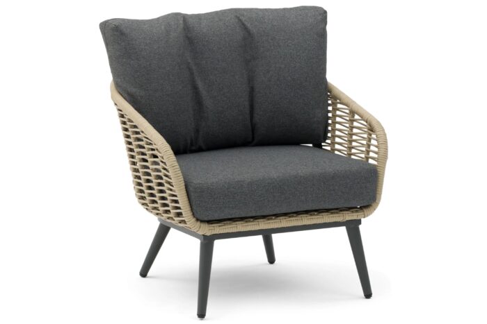 Coco Vinci lounge tuinstoel – Taupe-naturel-bruin
