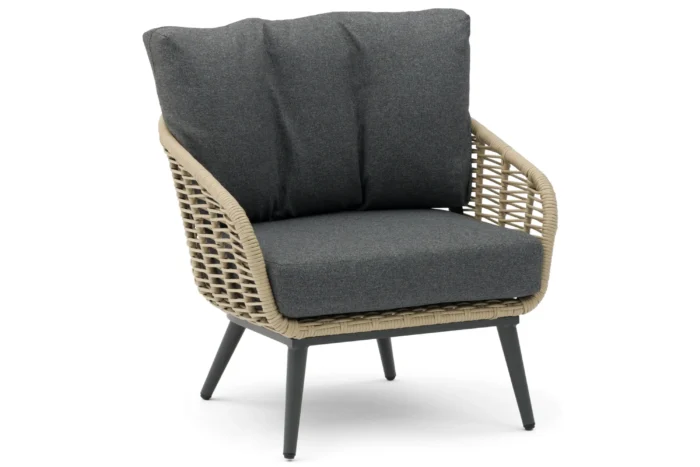 Coco Vinci lounge tuinstoel - Taupe-naturel-bruin