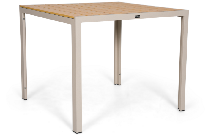 Lifestyle Garden Furniture Creta dining tuintafel 90×90 cm – Zand/Beige