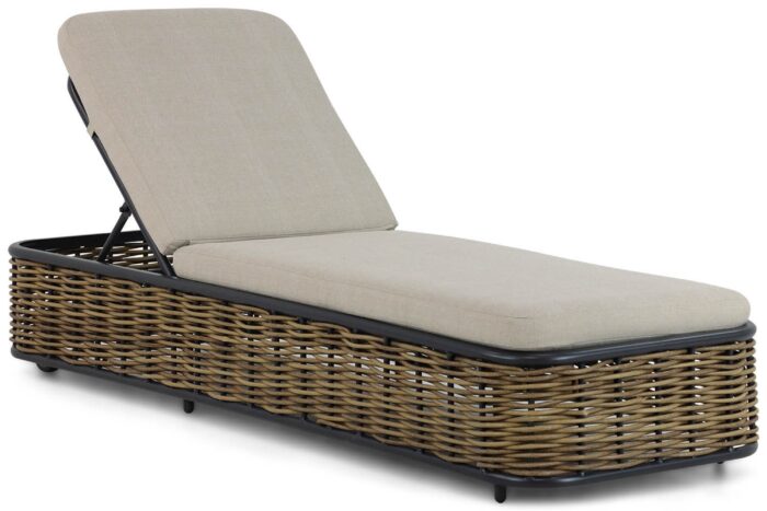 Lifestyle Garden Furniture Nice ligbed verstelbaar – Grijs-antraciet