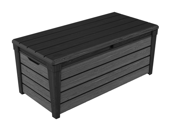 Kussenbox opbergbox antraciet 145×60,3×69,7cm