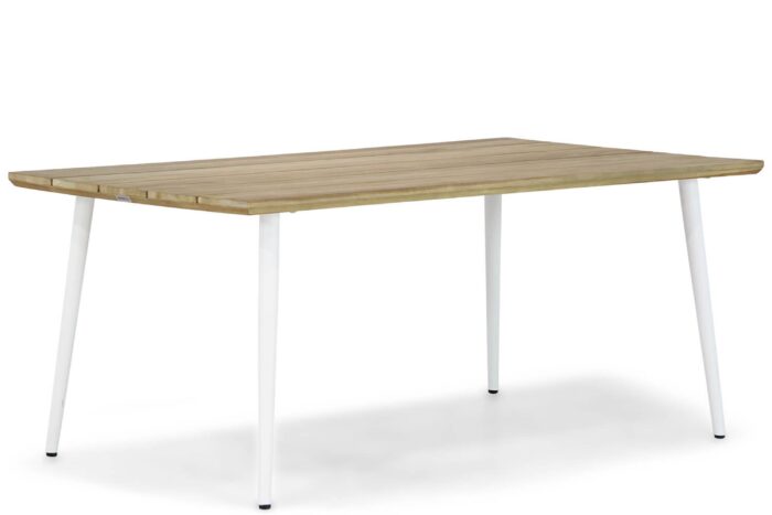 Lifestyle Garden Furniture Montana dining tuintafel 180 x 100 cm – Wit