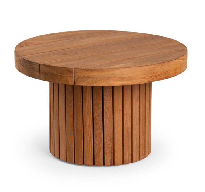 Tierra outdoor Marapa coffee tafel teak dia 50 cm