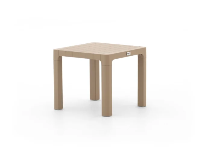 Forza Furniture Russi bijzet tuintafel 45x45x40cm - Taupe