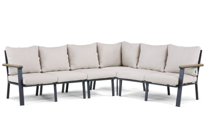 Lifestyle Garden Furniture Santiago hoek loungeset 4-delig – Grijs-antraciet