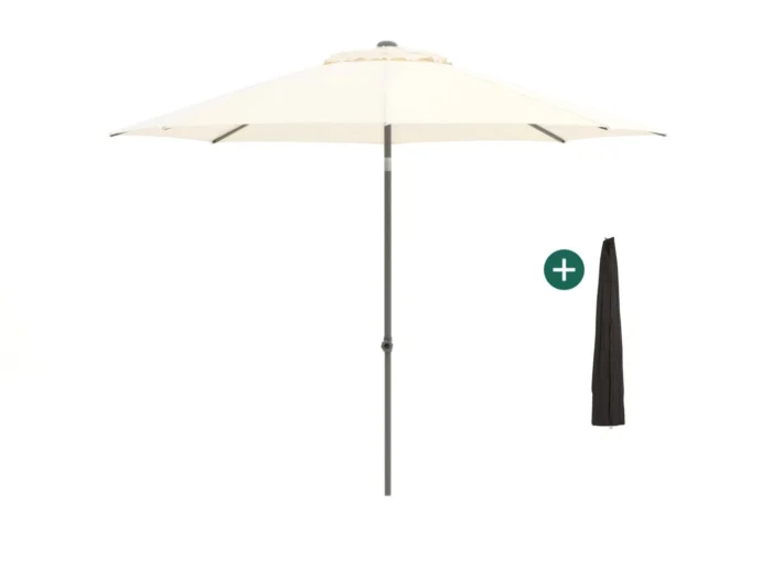 Shadowline Push-up parasol ø 300cm - Wit
