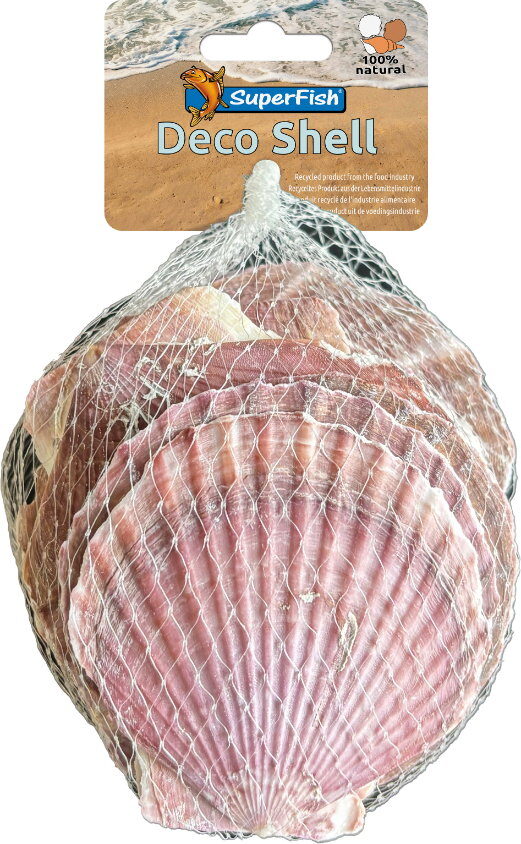 Superfish Deco schelp paars 200 gram