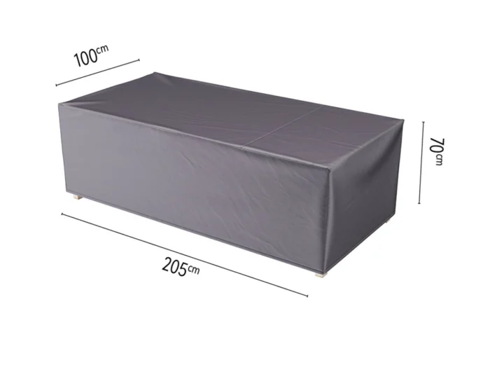 Aerocover Hoes lougebank 205 x 100 x 70 cm - grijs