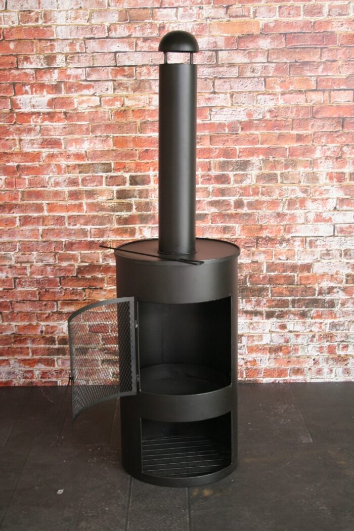 Tuinhaard houthaard drumpot 45x158cm