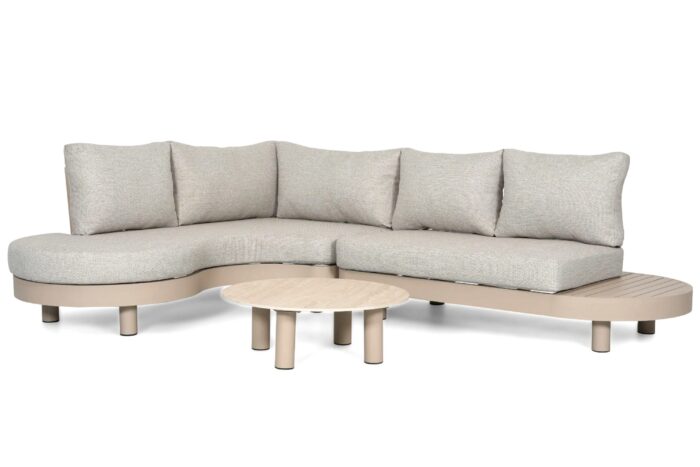Lifestyle Garden Furniture Elanio organisch loungeset 3-delig – Zand/Beige