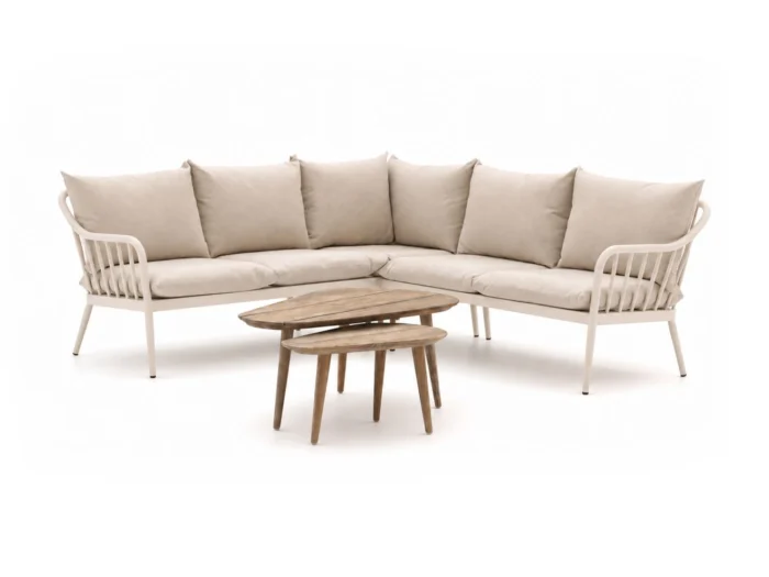 Manifesto Furniture + 10% kassakorting | Manifesto Celante/ROUGH-K hoek loungeset 5-delig 5-zits - Bruin