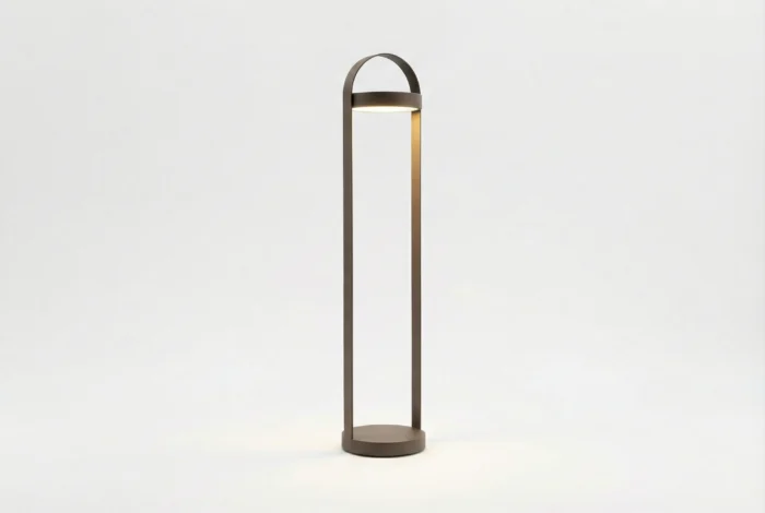 Cosilura floor lamp M espresso brown - Taupe-naturel-bruin