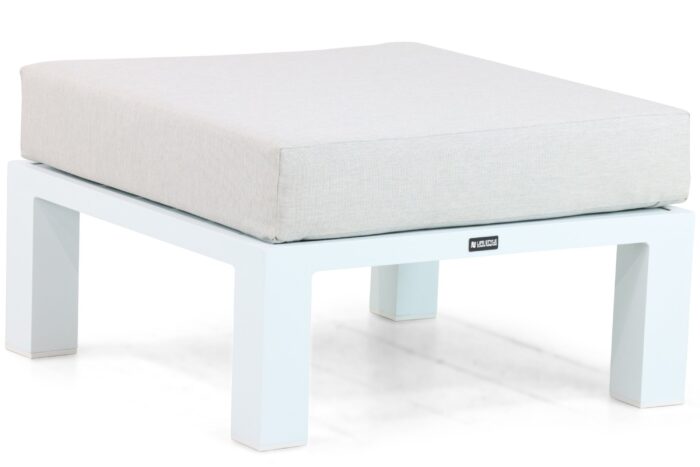 Lifestyle Garden Furniture Luca lounge voetenbank – Wit