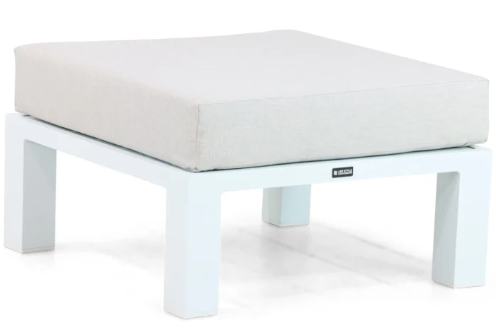 Lifestyle Garden Furniture Luca lounge voetenbank - Wit