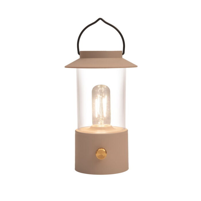 Annas collection Portable lantaarn 24×9 cm zand Anna’s Collection – beige;beige;bruin
