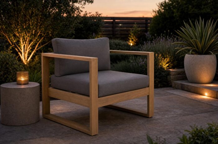 Lifestyle Garden Furniture Marriott lounge tuinstoel – Old teak greywash