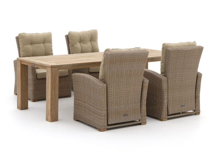 Intenso Furniture Intenso Mazzano/ROUGH-X 240cm lounge-dining tuinset 5-delig verstelbaar Laagste prijsgarantie! – Bruin