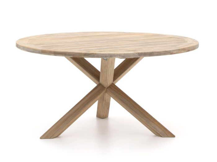 ROUGH Furniture ROUGH-Y dining tuintafel ø 150cm (h:75cm) Laagste prijsgarantie! – Bruin