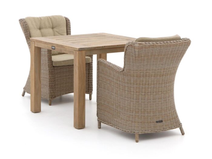 Intenso Furniture Milano/ROUGH-S 90cm dining tuinset 3-delig – Bruin