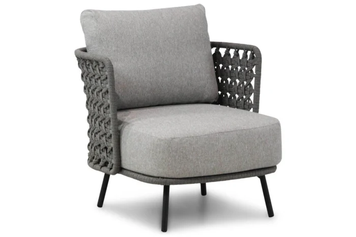 4 Seasons Outdoor Seasons Palacio loungestoel - Grijs-antraciet