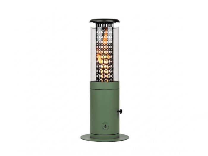 Monti HeatLine + 15% kassakorting | Ember pellet terrasverwarmer ø24cm (h: 58cm) – Groen
