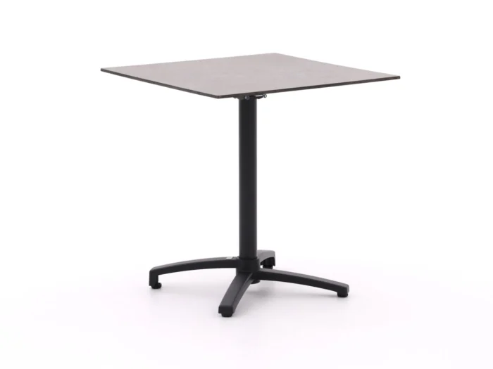 Bellagio tuinmeubelen Canzo klaptafel 70x70x73cm - Grijs