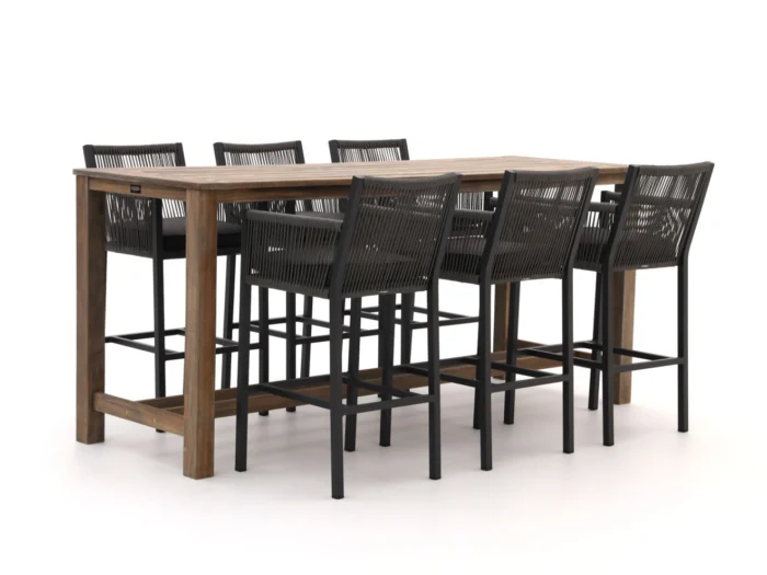 Manifesto Furniture Rivola/ROUGH-X 240cm barset 7-delig - Bruin