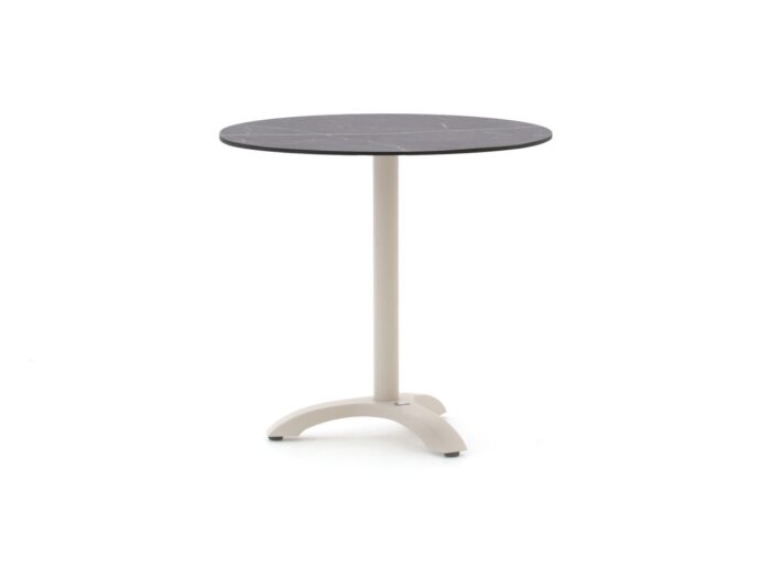 Bellagio tuinmeubelen Bellagio Lisio tuintafel ø80cm (h:73cm) Laagste prijsgarantie! – Taupe