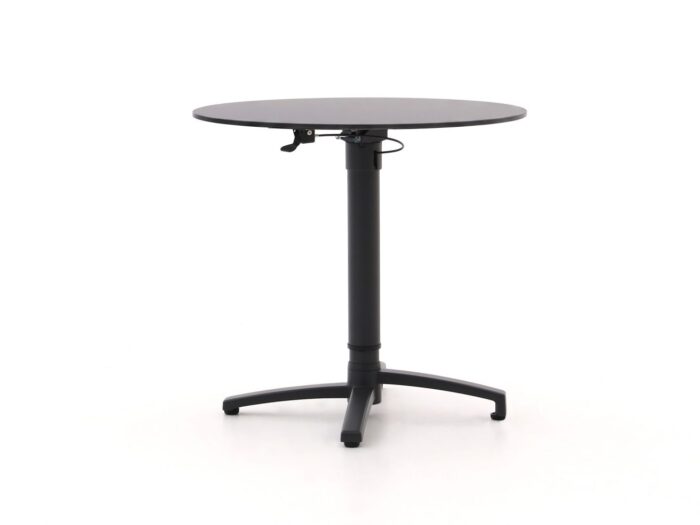 Bellagio tuinmeubelen Canzo klaptafel ø80 (h:73/109cm) verstelbaar – Grijs