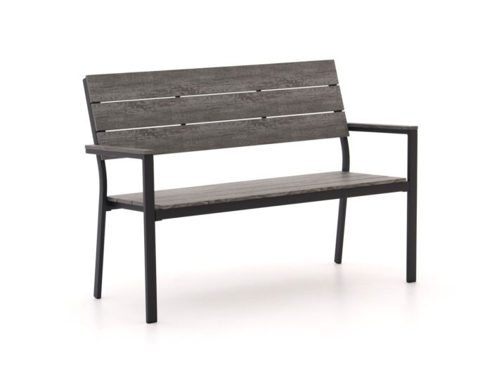 Bellagio tuinmeubelen Bellagio Fidenza tuinbank 128cm Laagste prijsgarantie! – Grijs