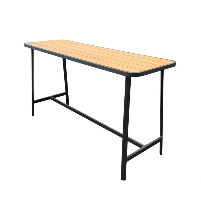 Trestino Elmas Bartafel Antraciet 175x58x95 cm – bruin;zwart