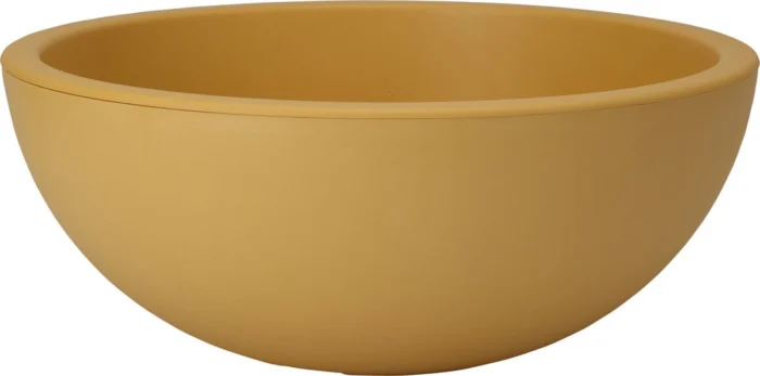 Nampook Bloempot rond 40 x 16 cm oker - geel