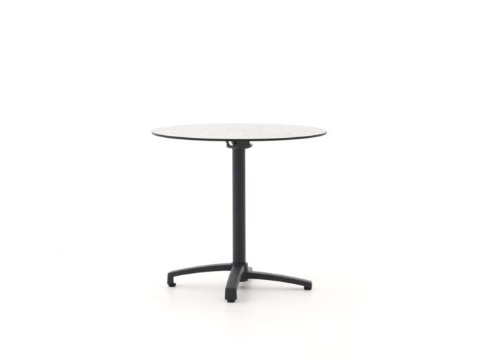Bellagio tuinmeubelen Bellagio Canzo klaptafel ø80cm (h:73cm) Laagste prijsgarantie! – Grijs